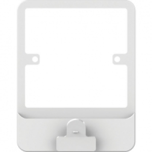 Lisse 1 Gang Plate Switch Surround with Clip - White £1.08