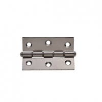 Wickes  Wickes Double Steel Washered Butt Hinge - Polished Chrome 76