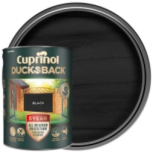 Cuprinol 5 Year Ducksback Matt Shed & Fence Treatment - Blac £12.00
