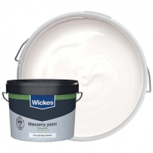 Wickes Masonry Smooth Pure Brilliant White 10L £25.00