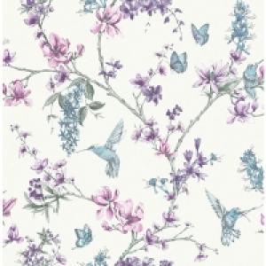 Superfresco Easy Simplicity Pearl/Lilac Decorative Wallpaper £18.00