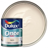 Wickes  Dulux Once Gloss Magnolia 750ml