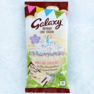 Galaxy Instant White Hot Chocolate Birthday Cake Edition