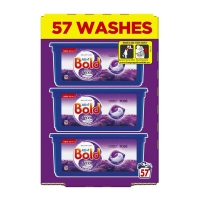 QDStores  Bold 3 in 1 Washing Capsules Lavender & Camomile 57 Washes