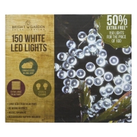 QDStores  Bright Garden 100Pk Cool White Solar Lights +50% Free