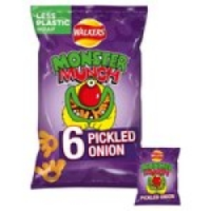 Walkers Monster Munch Pickled Onion Multipack Snacks  £1.25