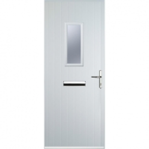 Euramax 1 Square White Left Hand Composite Door 880mm x 2100 &pound;710.00