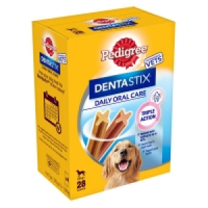 QDStores  28 Stick Pedigree Denta Stix For Large Dogs