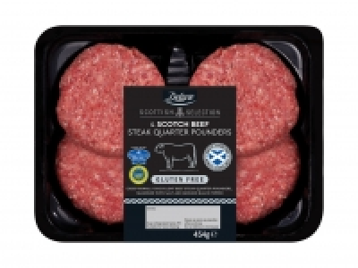 Deluxe Scotch Beef Steak Quarterpounders