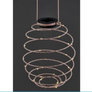 Pink Solar Spiral Light 4 Pack