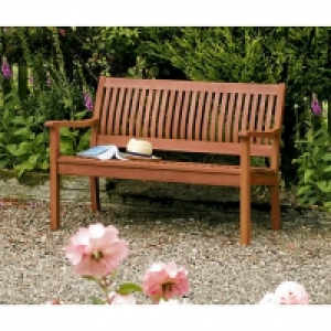 Rowlinson Willington Hardwood Garden Bench - 690mm x 1.24m £152.00