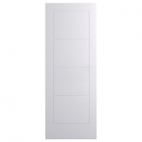 Wickes  Wickes Kent White Smooth Moulded 4 Panel Internal Fire Door 