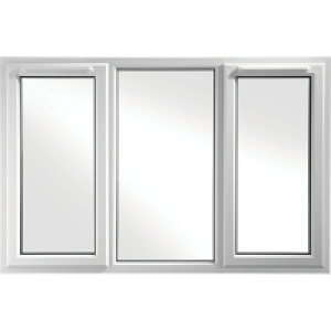 Euramax Bespoke uPVC A Rated SFS Casement Window - White 150