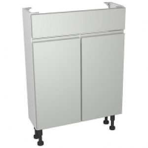Wickes Hertford Dove Grey Compact Vanity Unit - 600 x 735mm £190.00
