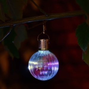 Panama Pastel Hanging Ball - Iridescent £2.00