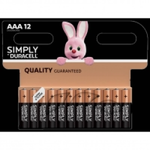 Duracell AAA Batteries 12pk &pound;5.00