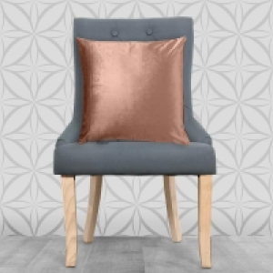 InExcess  Lisa Pryde Luxury Satin Velvet Cushion - Rose Gold