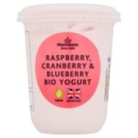 Morrisons  Morrisons Raspberry, Cranberry & Blueberry Bio Yogurt