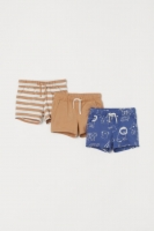 3-pack jersey shorts £5.00