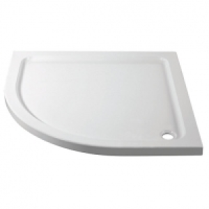 Wickes 45mm Quadrant Cast Stone Shower Tray - 800mm £120.00