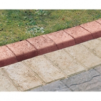 Wickes  Marshalls Keykerb Smooth Edging Stone Pack - Red 100 x 127 x