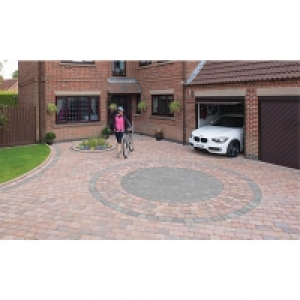 Wickes  Marshalls Drivesett Tegula Textured Driveway Circle Paving K