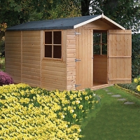 Wickes  Shire 7 x 10ft Double Door Timber Shiplap Apex Shed