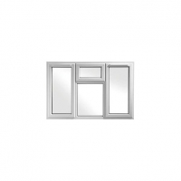 Wickes  Wickes White uPVC Casement Window - Side & Top Hung 1770 x 1