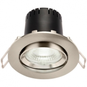 Wickes  Saxby Integrated LED Adjustable Cool White Dimmable Downligh