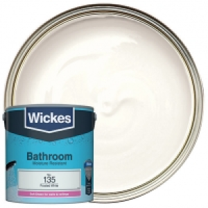 Wickes Frosted White - No. 135 Bathroom Soft Sheen Emulsion  £16.00