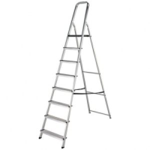 Werner High Handrail 8 Tread Aluminium Stepladder £101.00