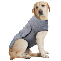 BMStores  Calming Dog Coat - Small-Large - Grey