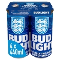 Morrisons  Bud Light Lager Beer Cans