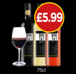 Hardys BIN161 Rose, Merlot, Sauvignon Blanc £5.99