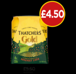 Budgens  Thatchers Gold Somerset Cider