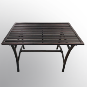 Steel Black Brushed Bronze Garden Occasional Table £49.99
