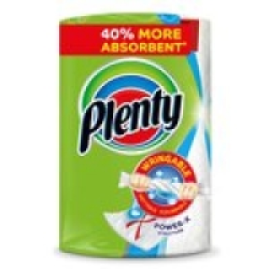 Plenty White Kitchen Roll 100 Sheets £1.50