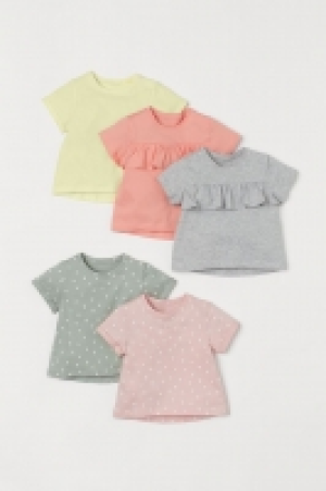 5-pack cotton tops £10.00