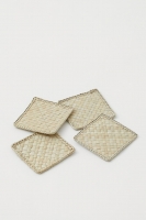 HM  4-pack braided coasters