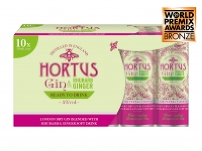Lidl  Hortus Rhubarb & Ginger Gin & Tonic