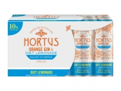 Lidl  Hortus Premium Orange & Gin & Diet Lemonade