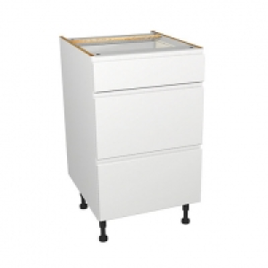 Wickes  Wickes Madison White Gloss Handleless Drawer Unit - 500mm