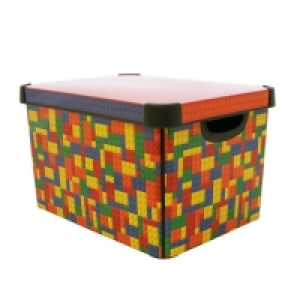 QDStores  22L Curver Bright Blocks Storage Box