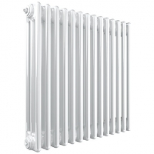 Wickes  Henrad 3 Column Classic Designer Radiator - White 600 x 1456