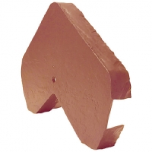 Envirotile Plastic Lightweight Terracotta Gable End Cap - 28