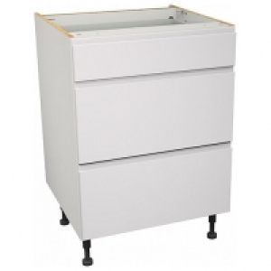 Camden White 3 Drawer Unit - 600mm £628.00