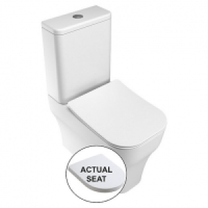 Wickes Siena Easy Clean Close Coupled Toilet Pan & Soft Clos £425.00