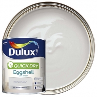 Wickes  Dulux Quick Dry Eggshell Polished Pebble Paint 750ml