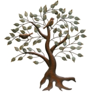 RobertDyas  My Botanical Garden Birds In Tree Iron Wall Decoration