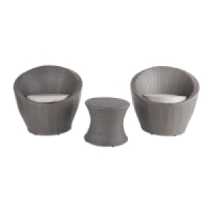 Anthracite/Grey Rattan Bistro Set £149.99